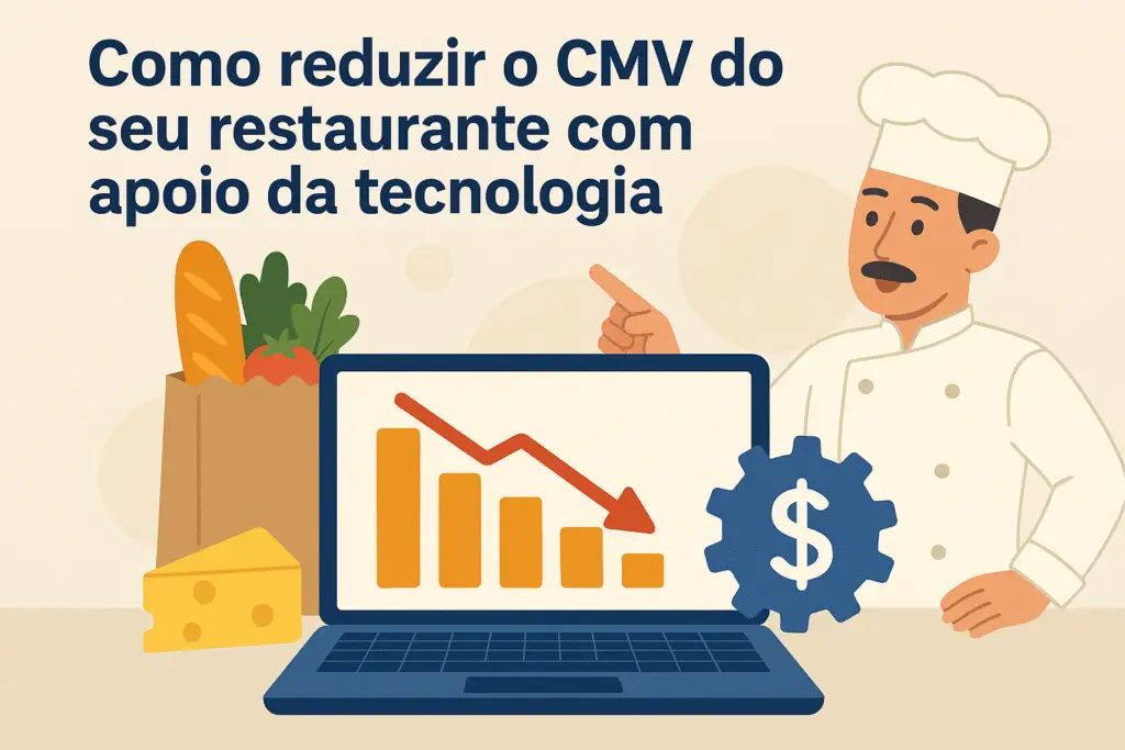 Como reduzir o CMV do seu restaurante com apoio da tecnologia
